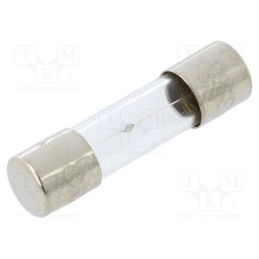 5 pcs x OPTIFUSE - MSC-3.15A - Fuse: fuse, medium time-lag, 3.15A, 250VAC, glass, 5x20mm, brass