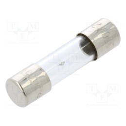 5 pcs x OPTIFUSE - MSC-2A - Fuse: fuse, medium time-lag, 2A, 250VAC, glass, 5x20mm, brass, bulk