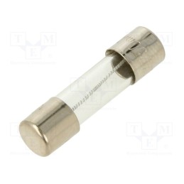 5 pcs x OPTIFUSE - MSC-250MA - Fuse: fuse, medium time-lag, 250mA, 250VAC, glass, 5x20mm, brass