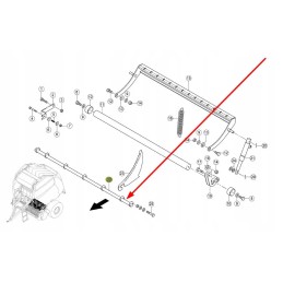 857042 1 knife mounting shaft