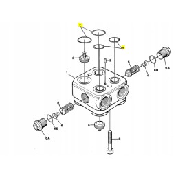 Set of four Volvo charger o-rings