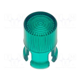 2 pcs x KEYSTONE - 8663 - LED lens, round, green, 5mm