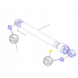 Cylinder seal cva excavator cat