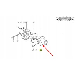 913700 0 clutch hub d100 x 90