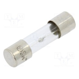 5 pcs x OPTIFUSE - MSC-15A - Fuse: fuse, medium time-lag, 15A, 250VAC, glass, 5x20mm, brass, bulk