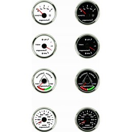 Oil temperature indicator, diameter 52 mm, black