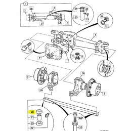 Pin seal jcb 3cx 4cx