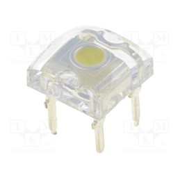 1 pcs x OPTOSUPPLY - OSW543Z4E1P - LED Super Flux, 7.62x7.62mm, white cold, 7500÷9000mcd, 140°, 30mA