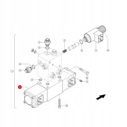 4 3 way valve with claas valve 084003 0 original