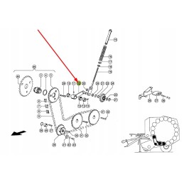 822040 0 tensioner arm