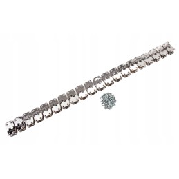 1m belt clip with screw and 50mm link