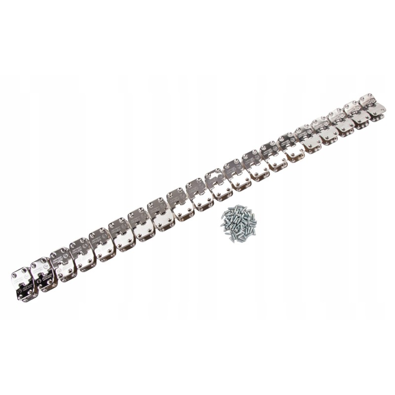 1m belt clip with screw and 50mm link