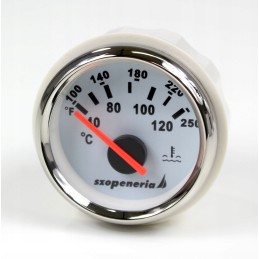 Oil temperature indicator, diameter 52 mm, white