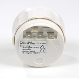 Oil temperature indicator, diameter 52 mm, white