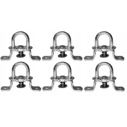Swivel onboard grip, tarpaulin holder, 6 pcs