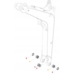Yanmar arm sleeve seal 45x55x4