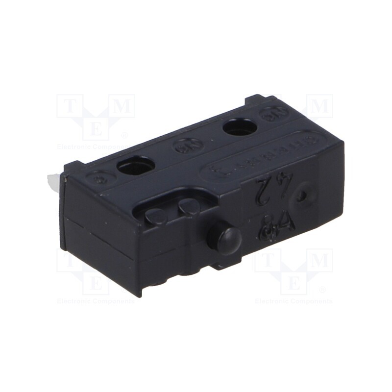 1 pcs x ZF - DB2C-C1AA - Microswitch SNAP ACTION, 10A/250VAC, 0.1A/80VDC, without lever