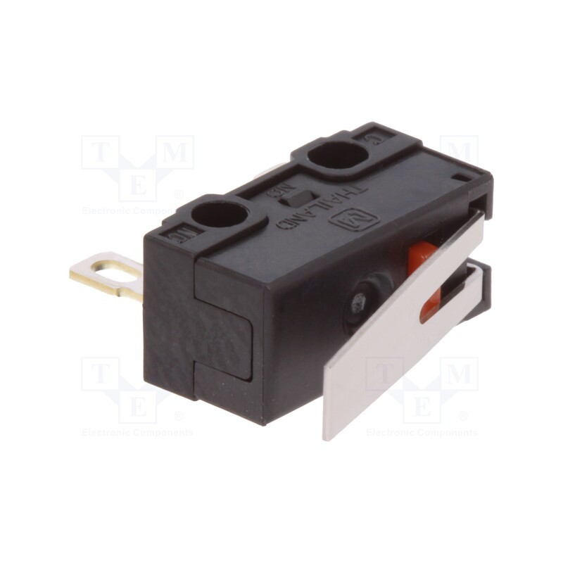 1 pcs x PANASONIC - AH166261AT - Microswitch SNAP ACTION, 1A/125VAC, 1A/30VDC, with lever, SPDT