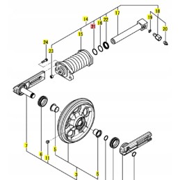 Yanmar o ring for the caterpillar tensioner 1b g40