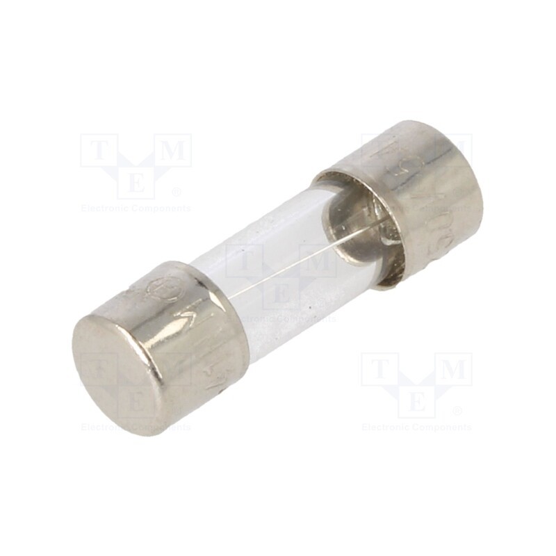 5 pcs x OPTIFUSE - FSE-5A - Fuse: fuse, quick blow, 5A, 250VAC, glass, 5x15mm