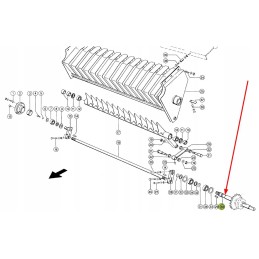 817524 1 straw pick-up shaft