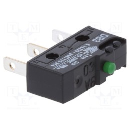 1 pcs x ZF - DB3C-B1AA - Microswitch SNAP ACTION, 0.1A/250VAC, 0.1A/80VDC, without lever