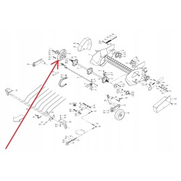 B057p0203r pick-up finger cam track