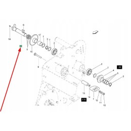 Kb3905a52 pick-up drive shaft