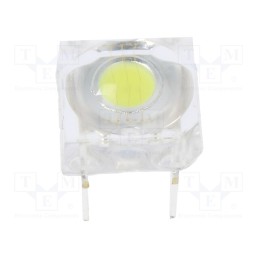 1 pcs x OPTOSUPPLY - OS4WMEZ5D1P - LED Super Flux, 7.62x7.62mm, white cold, 24÷27lm, 120°, 60mA