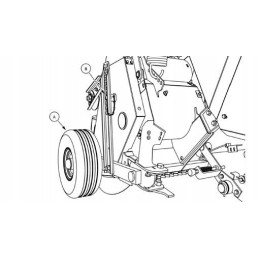 A set of adjustable pick-up copying wheels
