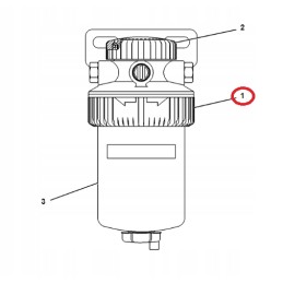 Caterpillar fuel filter cap 1188118