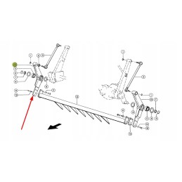 817771 1 right scraper arm