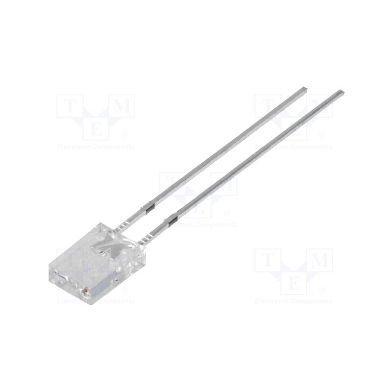 1 pcs x OPTOSUPPLY - OS5RPM71A1B - LED, rectangular, 2x5x7mm, red, 1560÷2000mcd, 100°, Front: flat