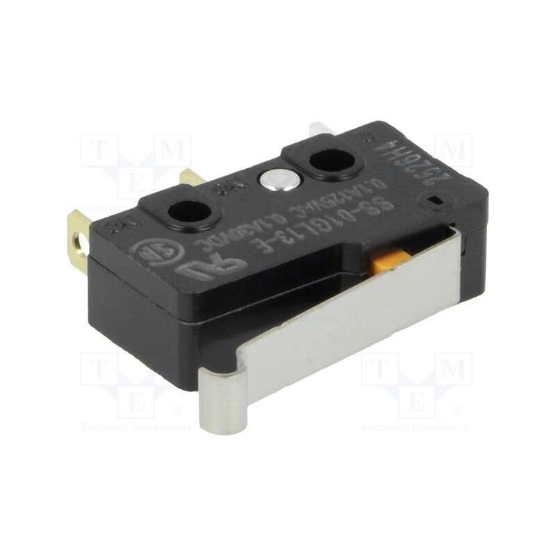 1 pcs x OMRON OCB - SS-01GL13-E - Microswitch SNAP ACTION, 0.1A/125VAC, 0.1A/30VDC, SPDT, ON-(ON)
