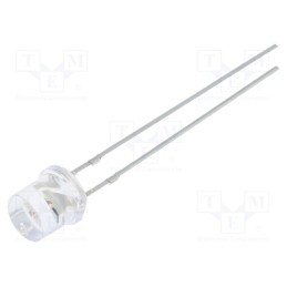 1 pcs x OPTOSUPPLY - OSY5MA57E1A-CRLED14 - CRLED, 5mm, yellow, 1120mcd, 140°, Front: flat, 12V, No.of term: 2