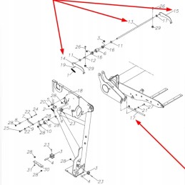 5595 755 05 400 bale unevenness sensor