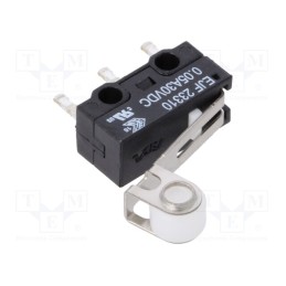 1 pcs x ECE - EJF2331000 - Microswitch SNAP ACTION, 0.05A/30VDC, with lever (with roller)