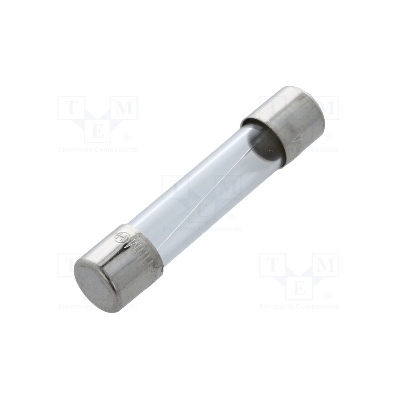 5 pcs x OPTIFUSE - FSA-5A - Fuse: fuse, quick blow, 5A, 250VAC, glass, 6.3x32mm, brass, FSA, bulk