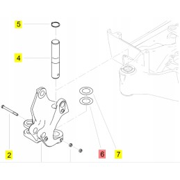 Yanmar arm rotation pad 50x85x0 5