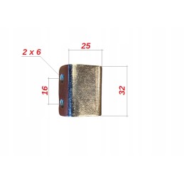 H400 aluminum side vertical lock, plz handles