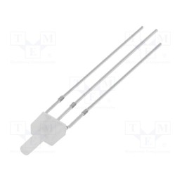 1 pcs x OPTOSUPPLY - OSRPMC7K92B - LED, 2mm, red/green, bicolour, 750÷1120mcd, 1120÷1560mcd, 90°, THT