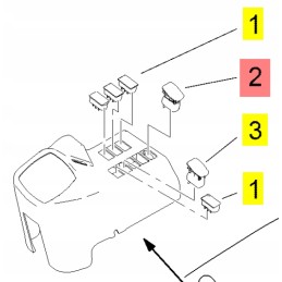 Yanmar led light switch sv16 sv100 vio57