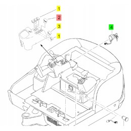 Yanmar led light switch sv16 sv100 vio57