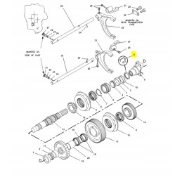 Cat 428 gearbox flange seal