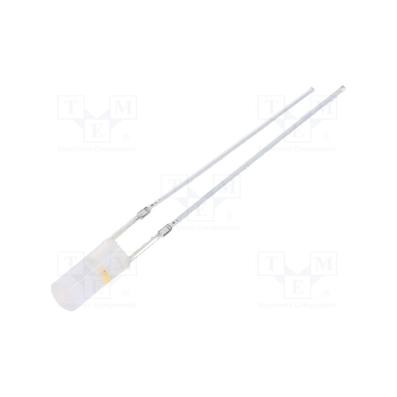1 pcs x OPTOSUPPLY - OSMRP23962B - LED, 3mm, red/warm white, 60°, Front: flat, 1.8÷2.6/2.9÷3.6V, 108mW
