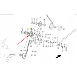 843435 1 gear wheel 13 teeth