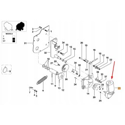 Kb5000189 electric motor of the reel arm