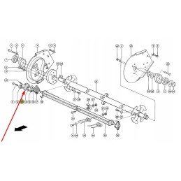 905345 2 pick-up shaft lever