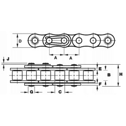 Asa chain 100 1 31 75 elite flexon 5 meters