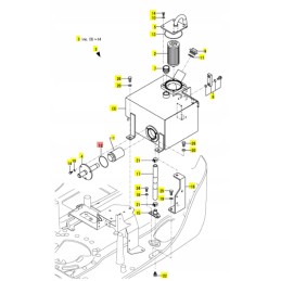 Yanmar o ring for hydraulic tank 1a g75